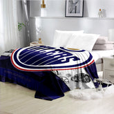 Edmonton Oilers Hockey Team Flannel Fleece Throw Blanket
